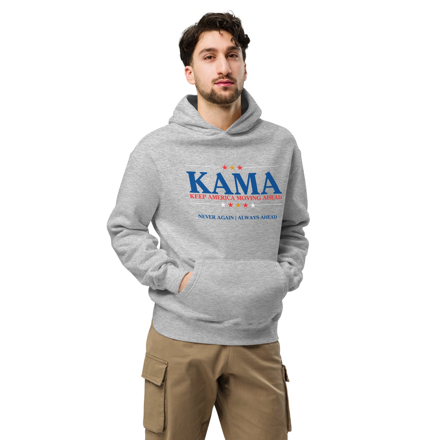 KAMA KEEP AMERICA MOVING AHEAD™ HOODIE - GREY