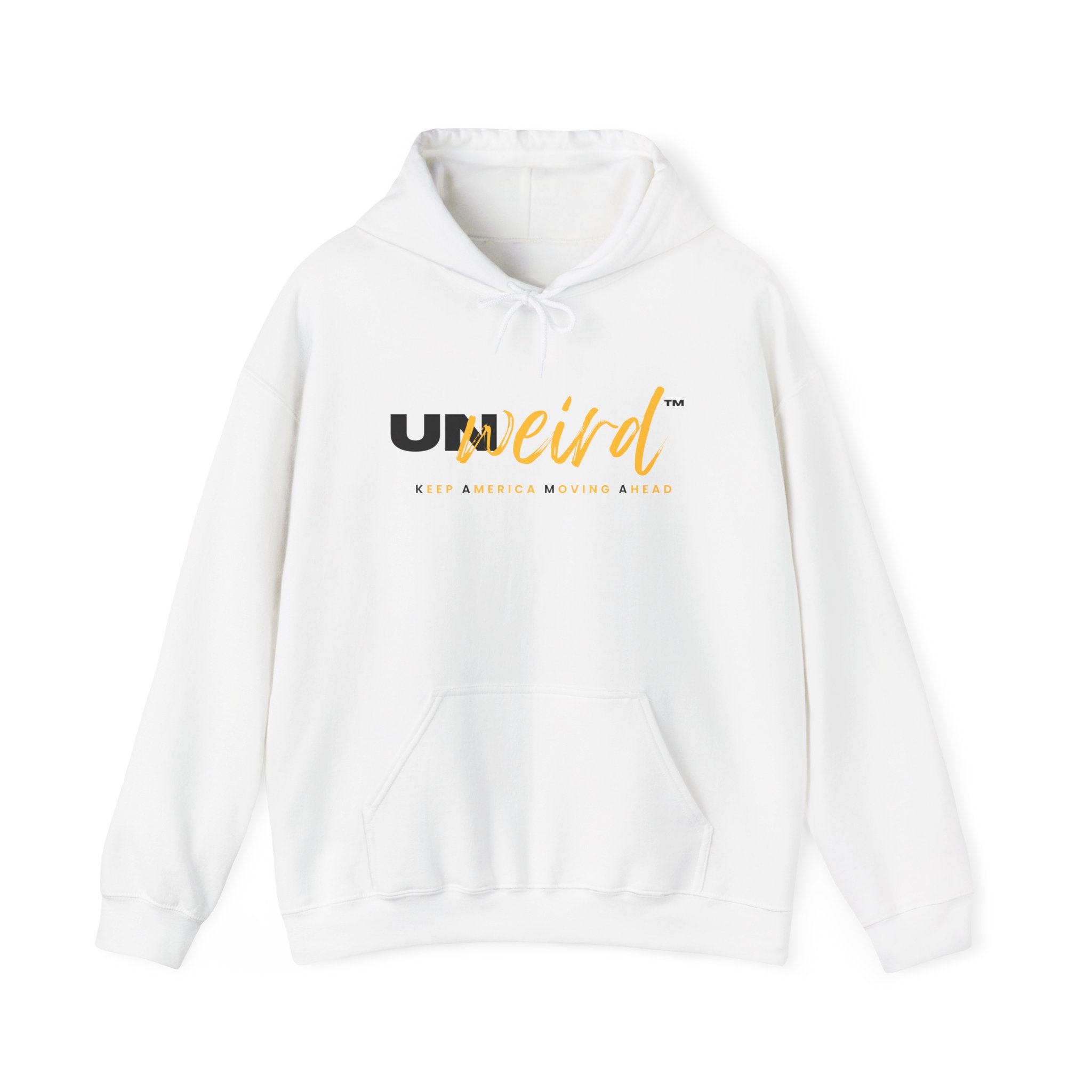 KAMA KEEP AMERICA MOVING AHEAD™ GOLD & BLACK UNWEIRD™ COLLECTION HOODIE