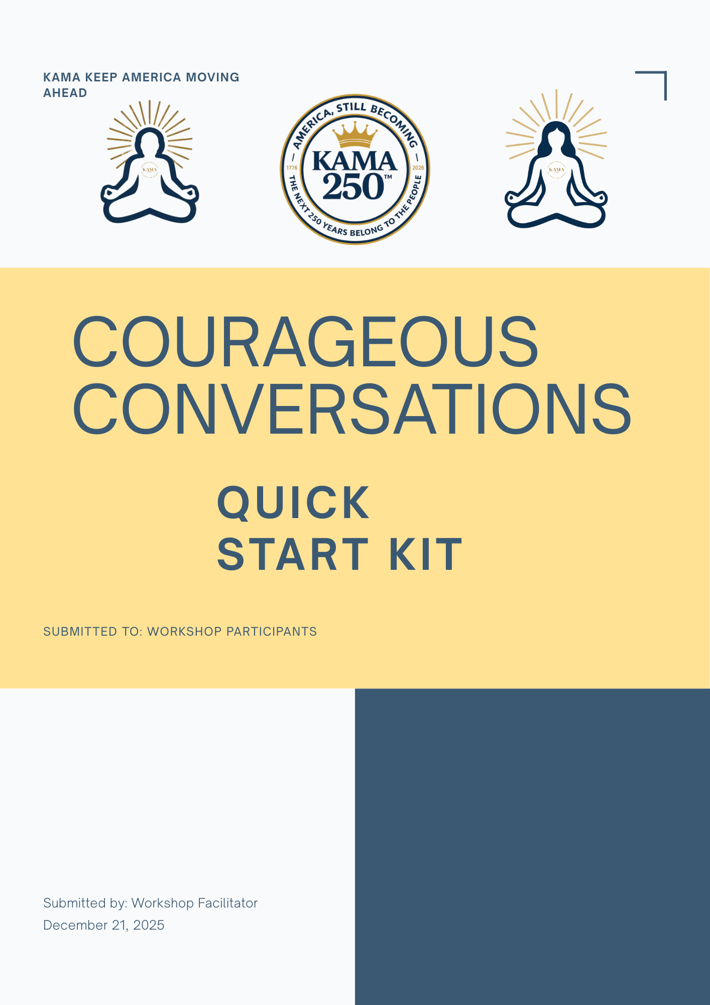 Quick Start Kit — Courageous Conversations Edition™