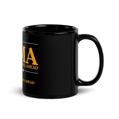 KAMA KEEP AMERICA MOVING AHEAD™ BLACK & GOLD MUG