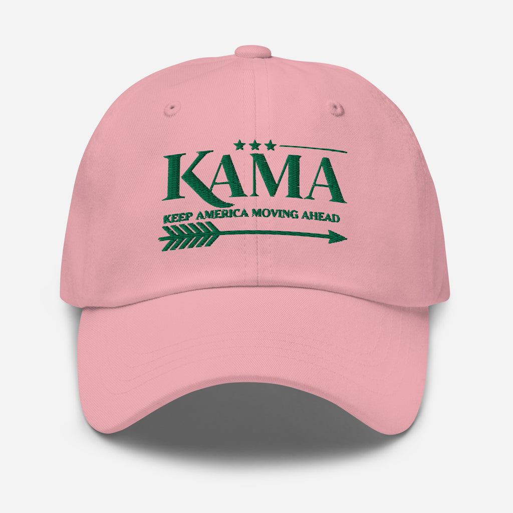 KAMA KEEP AMERICA MOVING AHEAD™ PINK & GREEN CAP