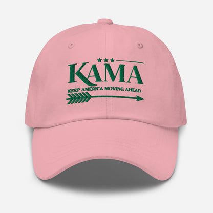 KAMA KEEP AMERICA MOVING AHEAD™ PINK & GREEN CAP