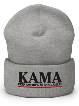 KAMA KEEP AMERICA MOVING AHEAD™ CUFFED BEANIE