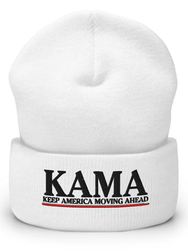KAMA KEEP AMERICA MOVING AHEAD™ CUFFED BEANIE