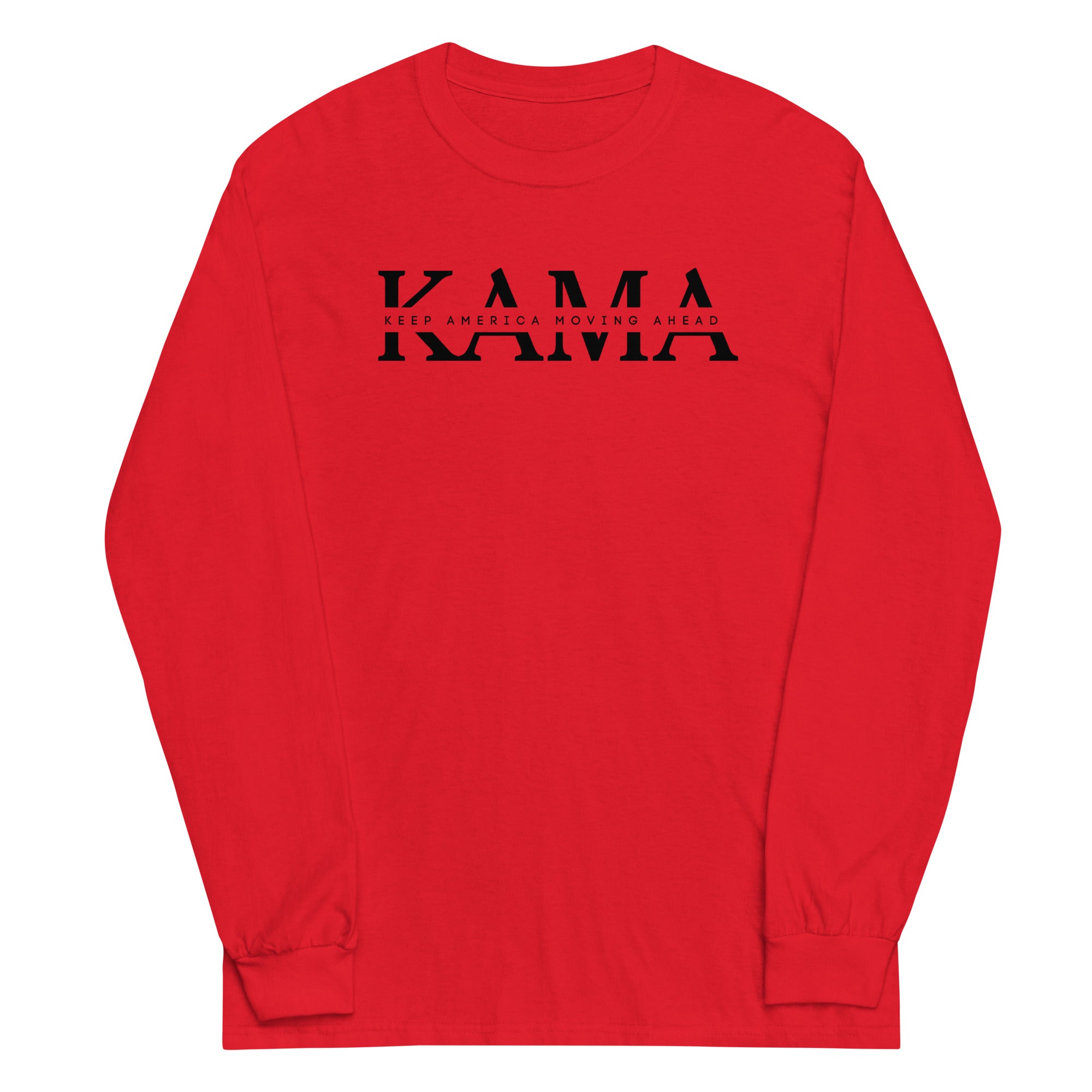 KAMA KEEP AMERICA MOVING AHEAD™ BLACK INSIDER COLLECTION LONG SLEEVE SHIRT