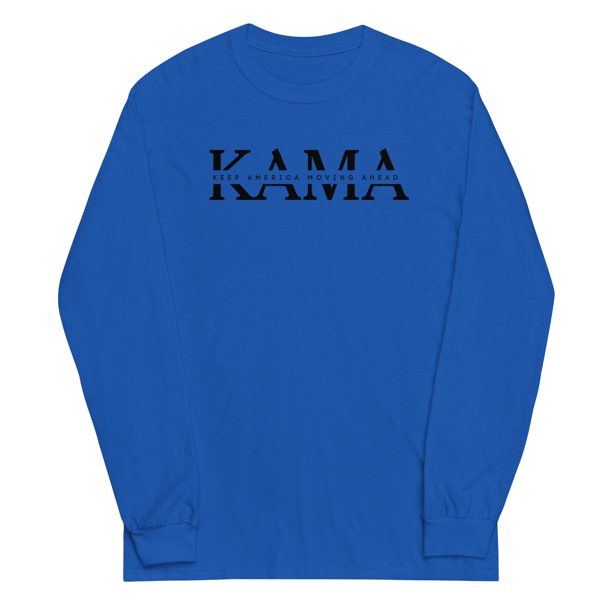 KAMA KEEP AMERICA MOVING AHEAD™ BLACK INSIDER COLLECTION LONG SLEEVE SHIRT