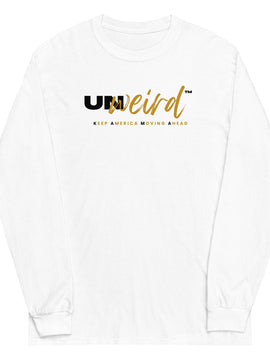KAMA KEEP AMERICA MOVING AHEAD™ BLACK & GOLD UNWEIRD™ COLLECTION LONG SLEEVE  SHIRT