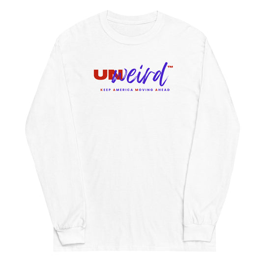 KAMA KEEP AMERICA MOVING AHEAD™ RED & BLUE UNWEIRD™ COLLECTION LONG SLEEVE SHIRT