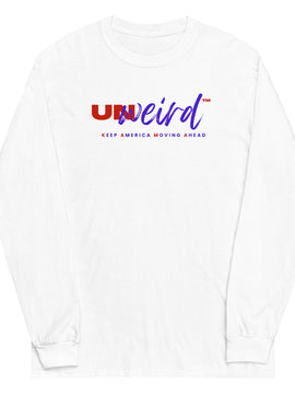 KAMA KEEP AMERICA MOVING AHEAD™ RED & BLUE UNWEIRD™ COLLECTION LONG SLEEVE SHIRT