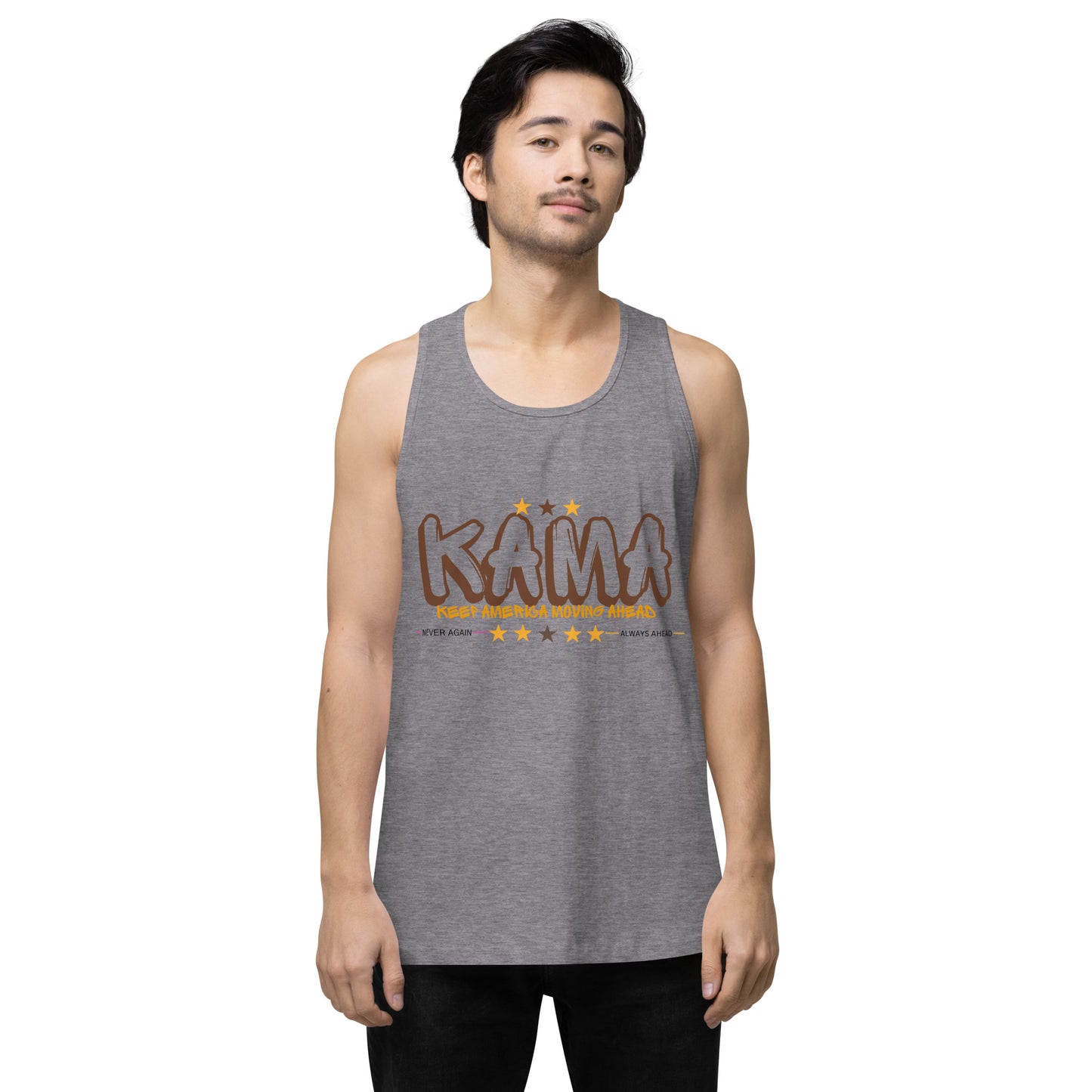 KAMA KEEP AMERICA MOVING AHEAD™ GRAFFITTI MEN'S TANK TOP