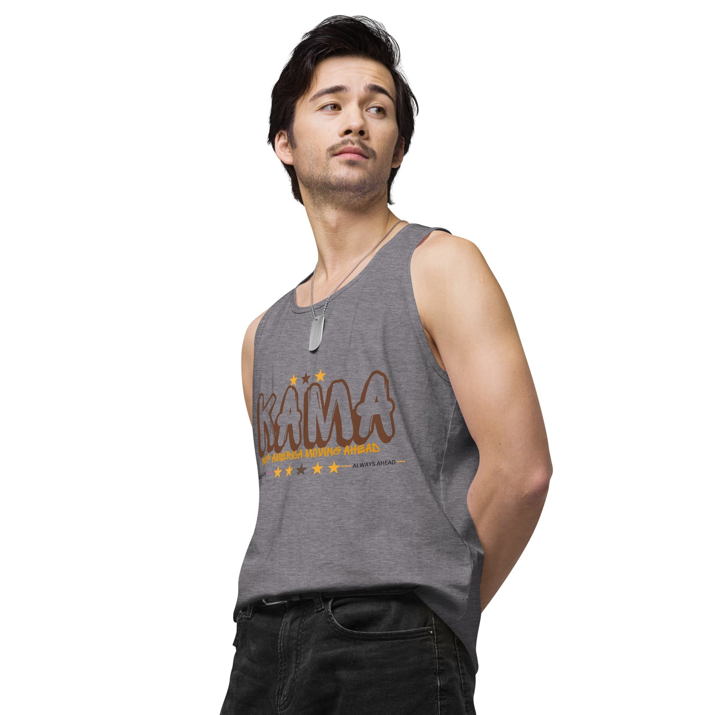 KAMA KEEP AMERICA MOVING AHEAD™ GRAFFITTI MEN'S TANK TOP