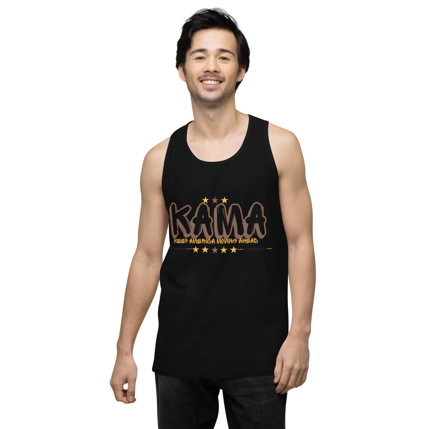 KAMA KEEP AMERICA MOVING AHEAD™ GRAFFITTI MEN'S TANK TOP