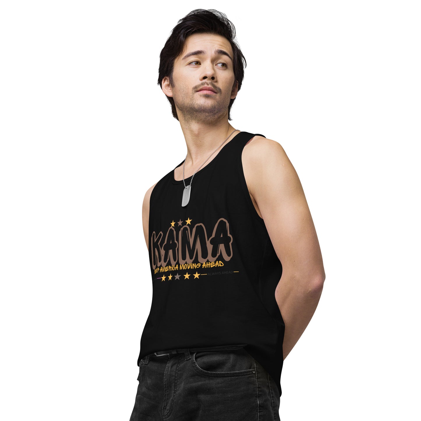 KAMA KEEP AMERICA MOVING AHEAD™ GRAFFITTI MEN'S TANK TOP