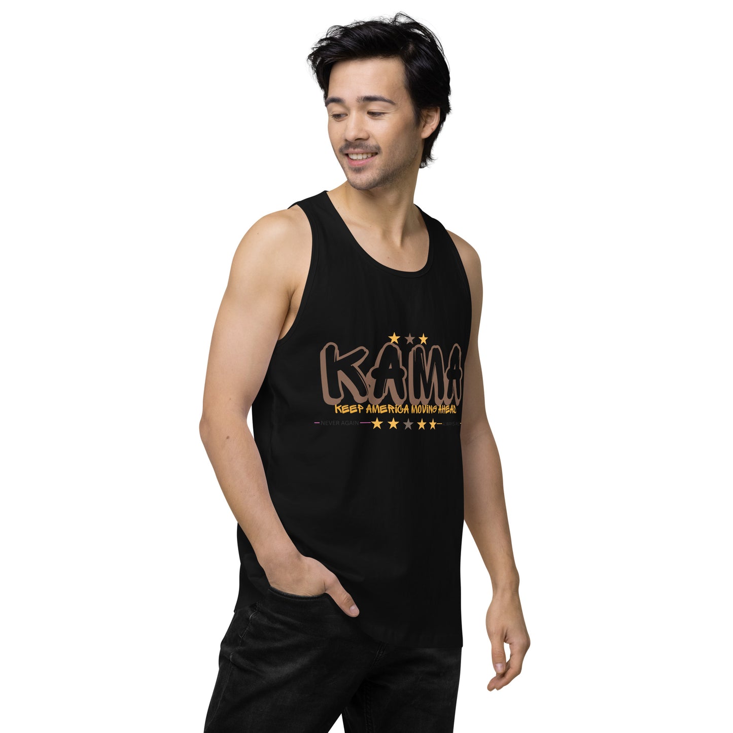 KAMA KEEP AMERICA MOVING AHEAD™ GRAFFITTI MEN'S TANK TOP