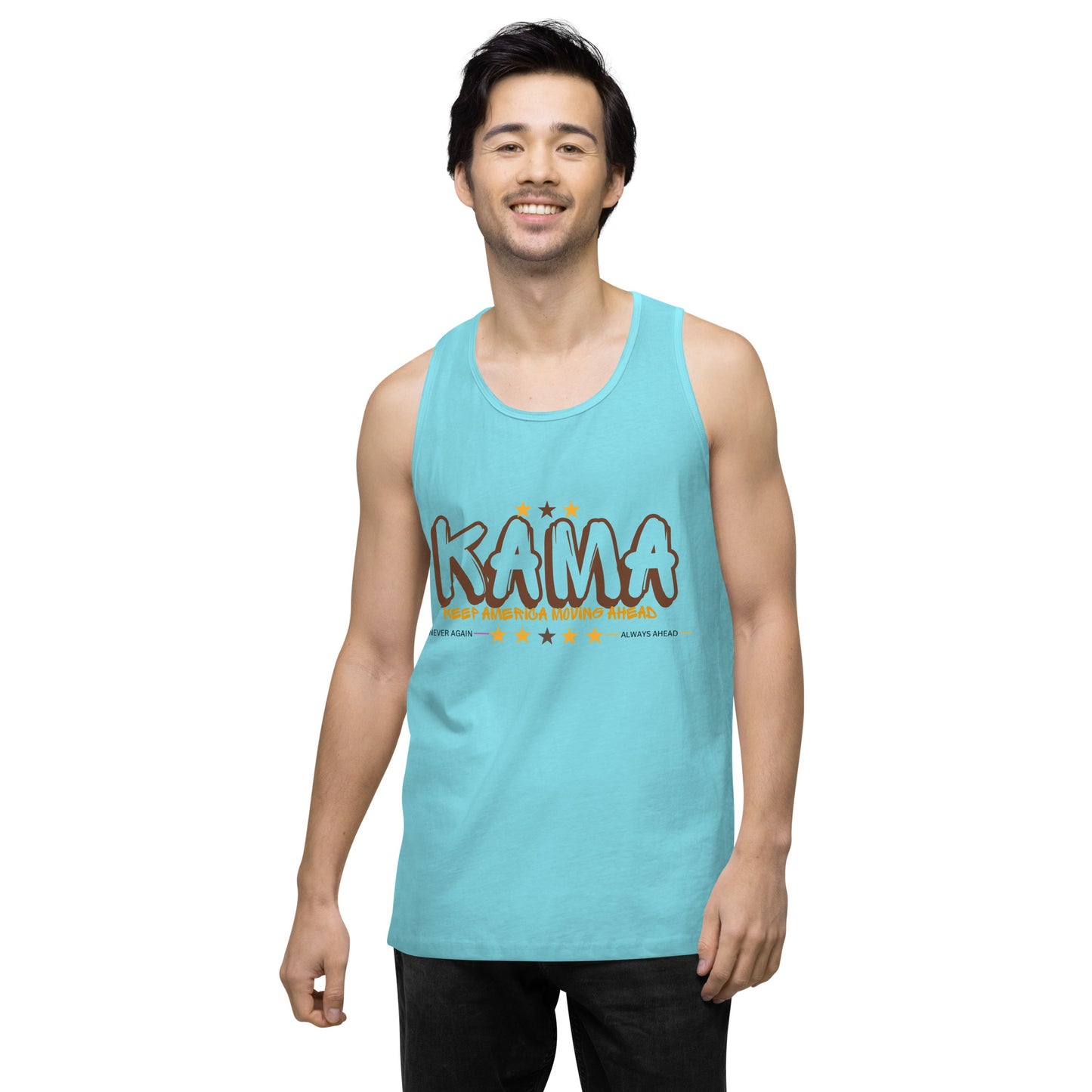 KAMA KEEP AMERICA MOVING AHEAD™ GRAFFITTI MEN'S TANK TOP