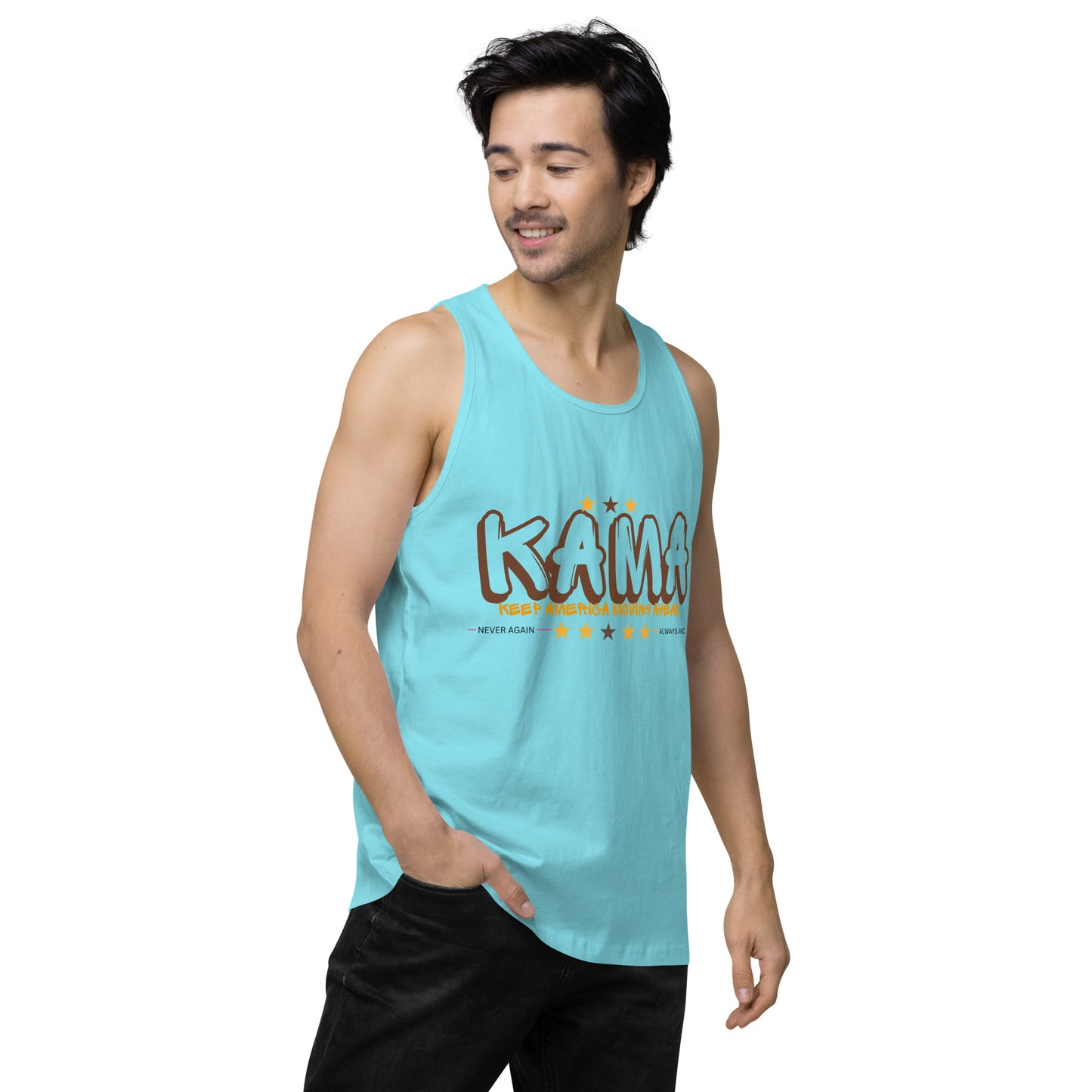 KAMA KEEP AMERICA MOVING AHEAD™ GRAFFITTI MEN'S TANK TOP