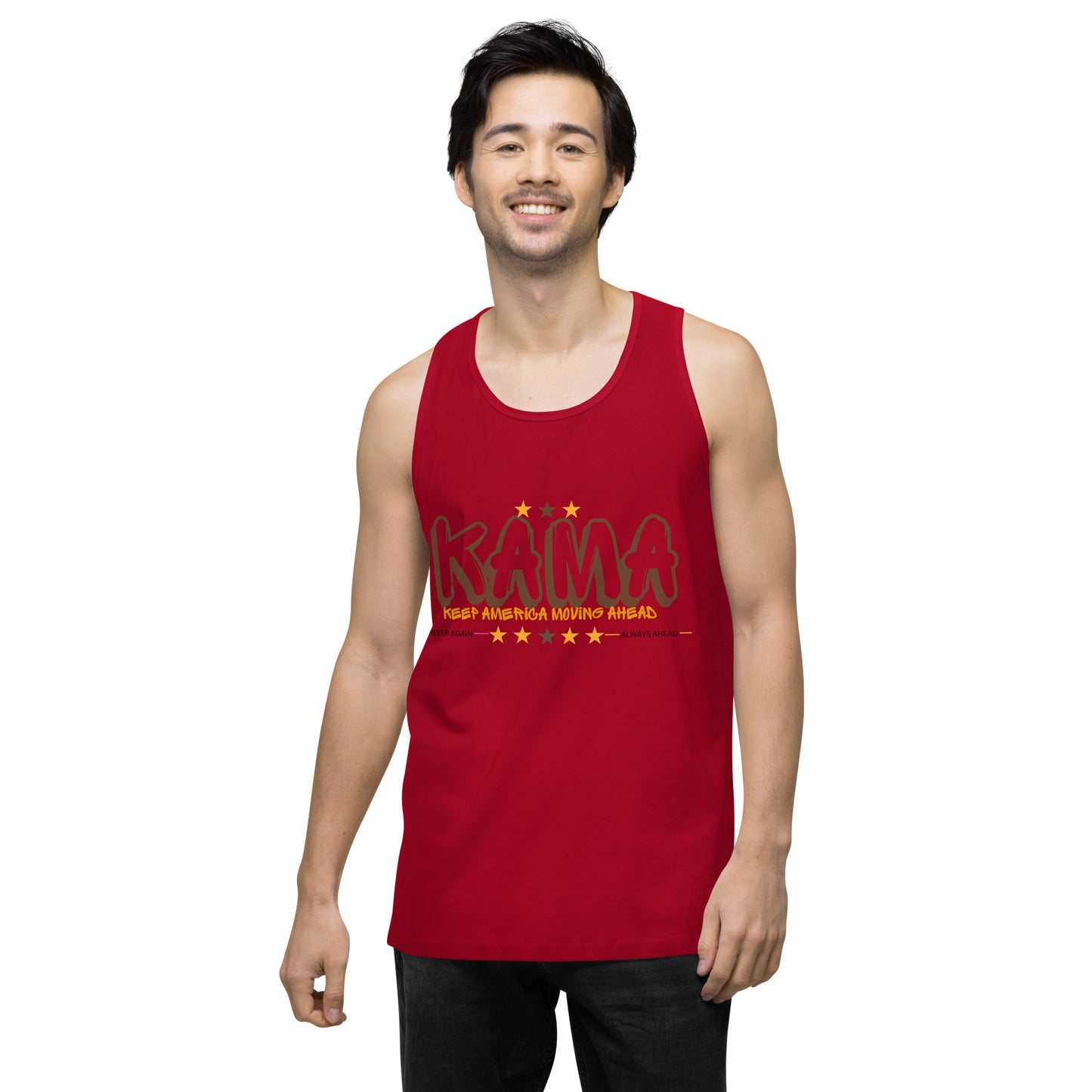 KAMA KEEP AMERICA MOVING AHEAD™ GRAFFITTI MEN'S TANK TOP