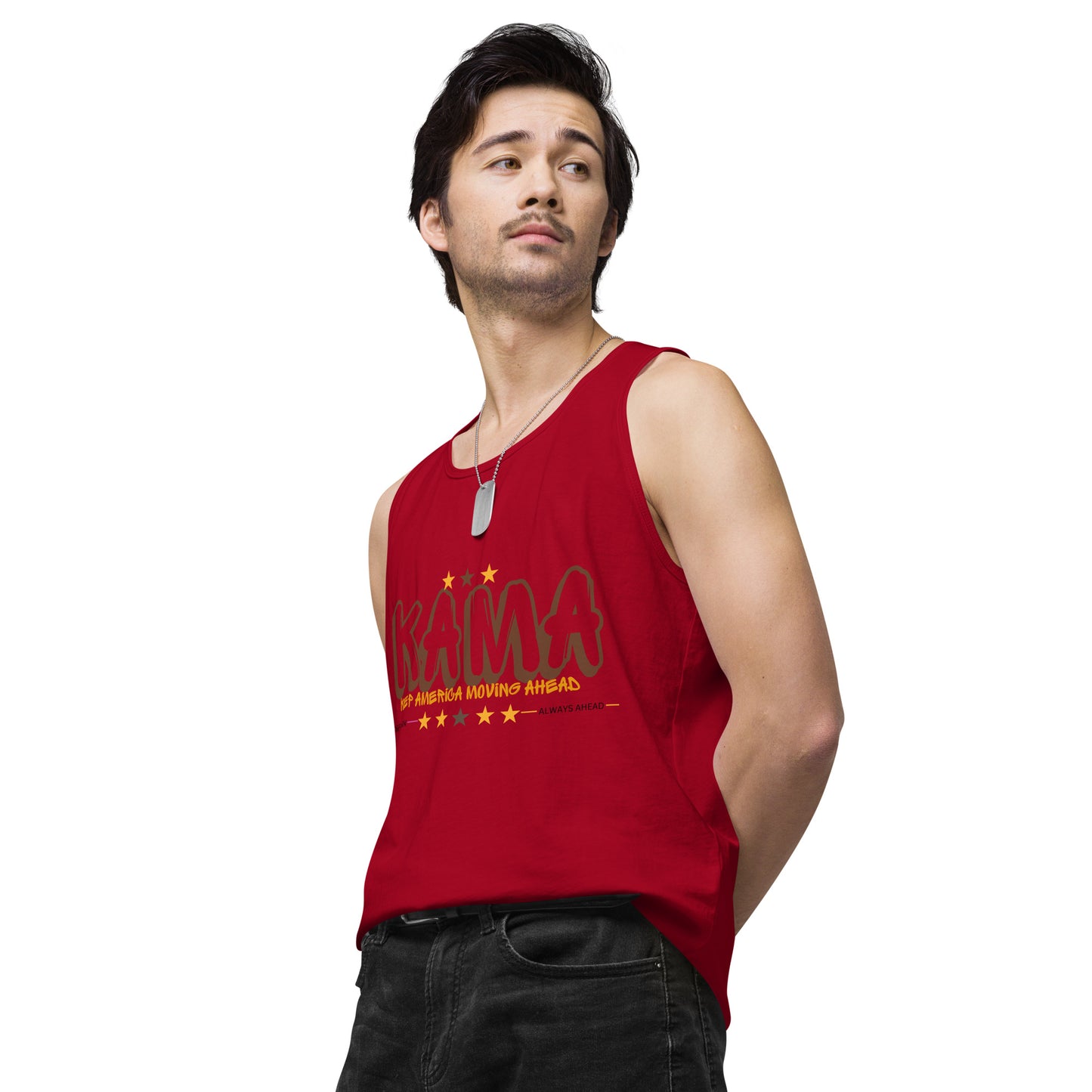 KAMA KEEP AMERICA MOVING AHEAD™ GRAFFITTI MEN'S TANK TOP