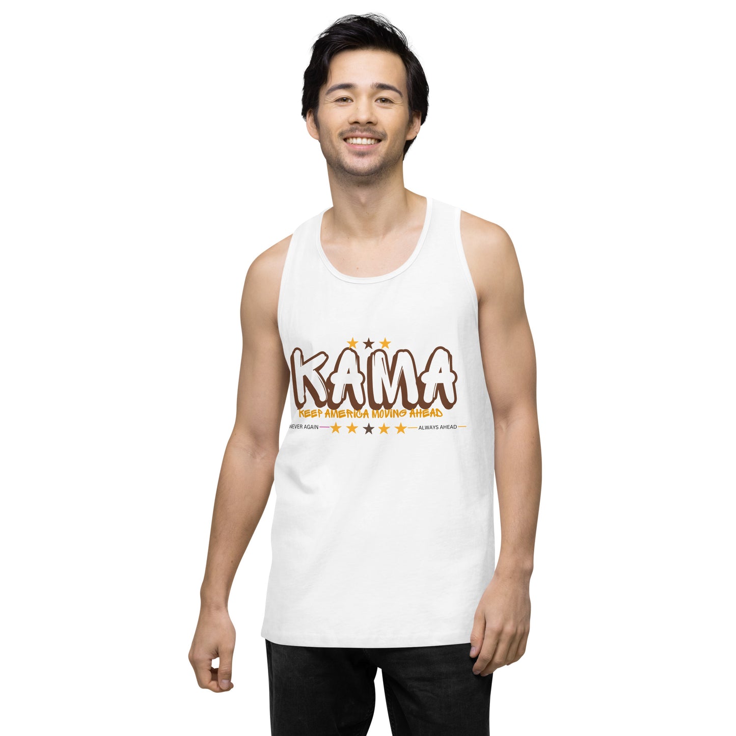 KAMA KEEP AMERICA MOVING AHEAD™ GRAFFITTI MEN'S TANK TOP