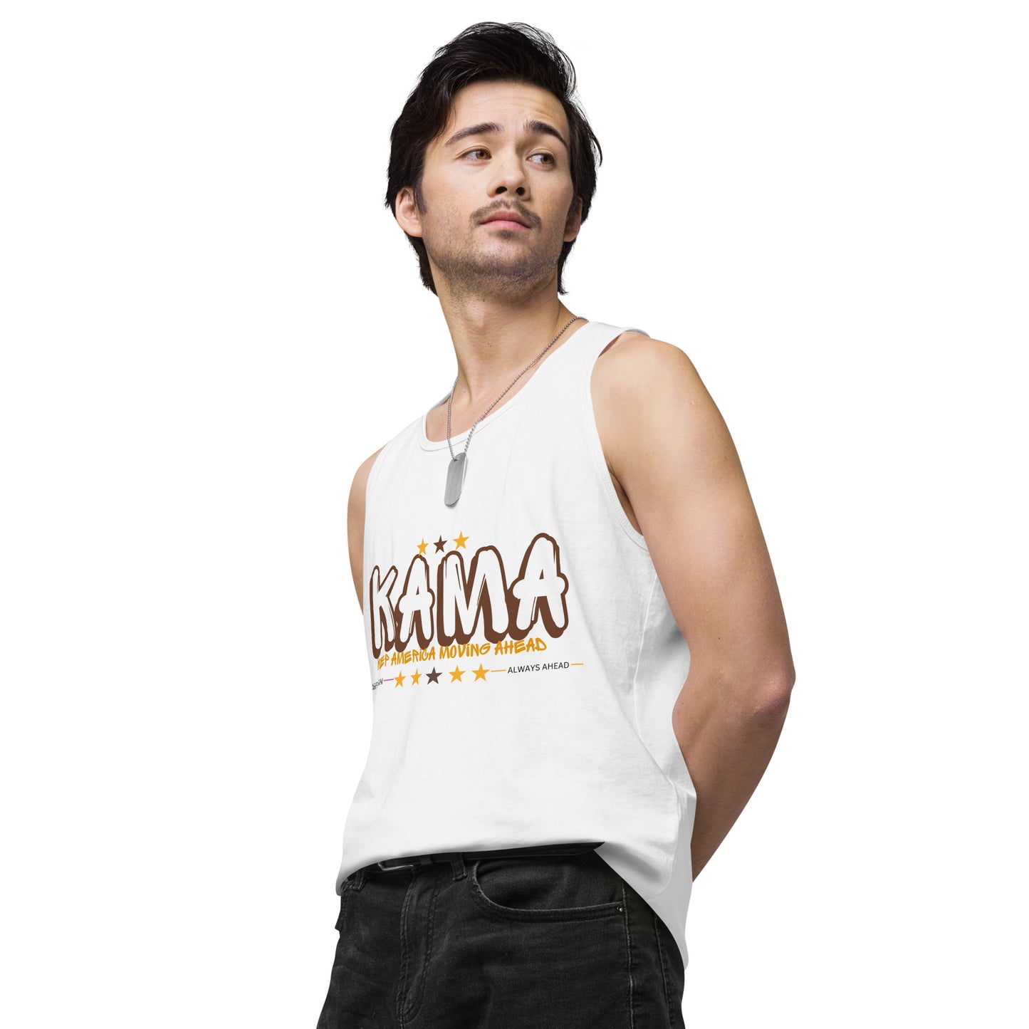 KAMA KEEP AMERICA MOVING AHEAD™ GRAFFITTI MEN'S TANK TOP