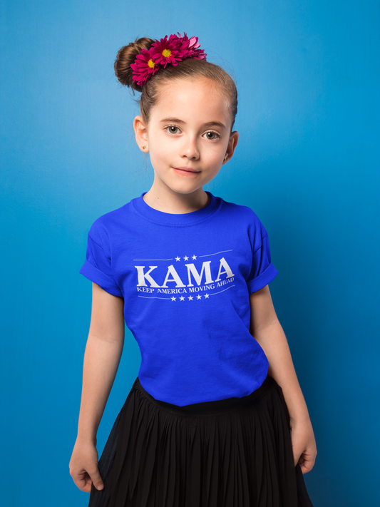 KAMA KEEP AMERICA MOVING AHEAD™ YOUTH SHIRT - BLUE