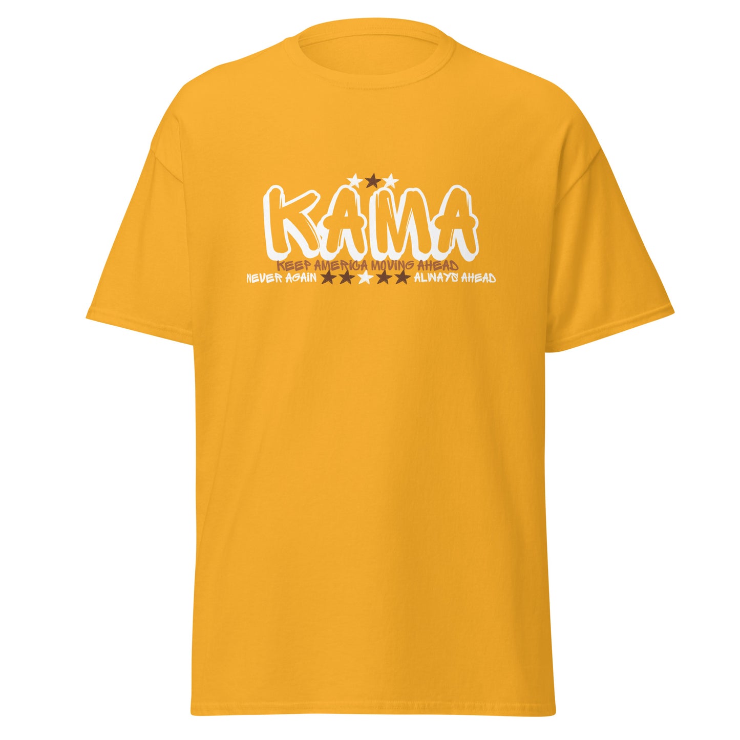 KAMA KEEP AMERICA MOVING AHEAD™ WHITE GRAFFITI SHIRT