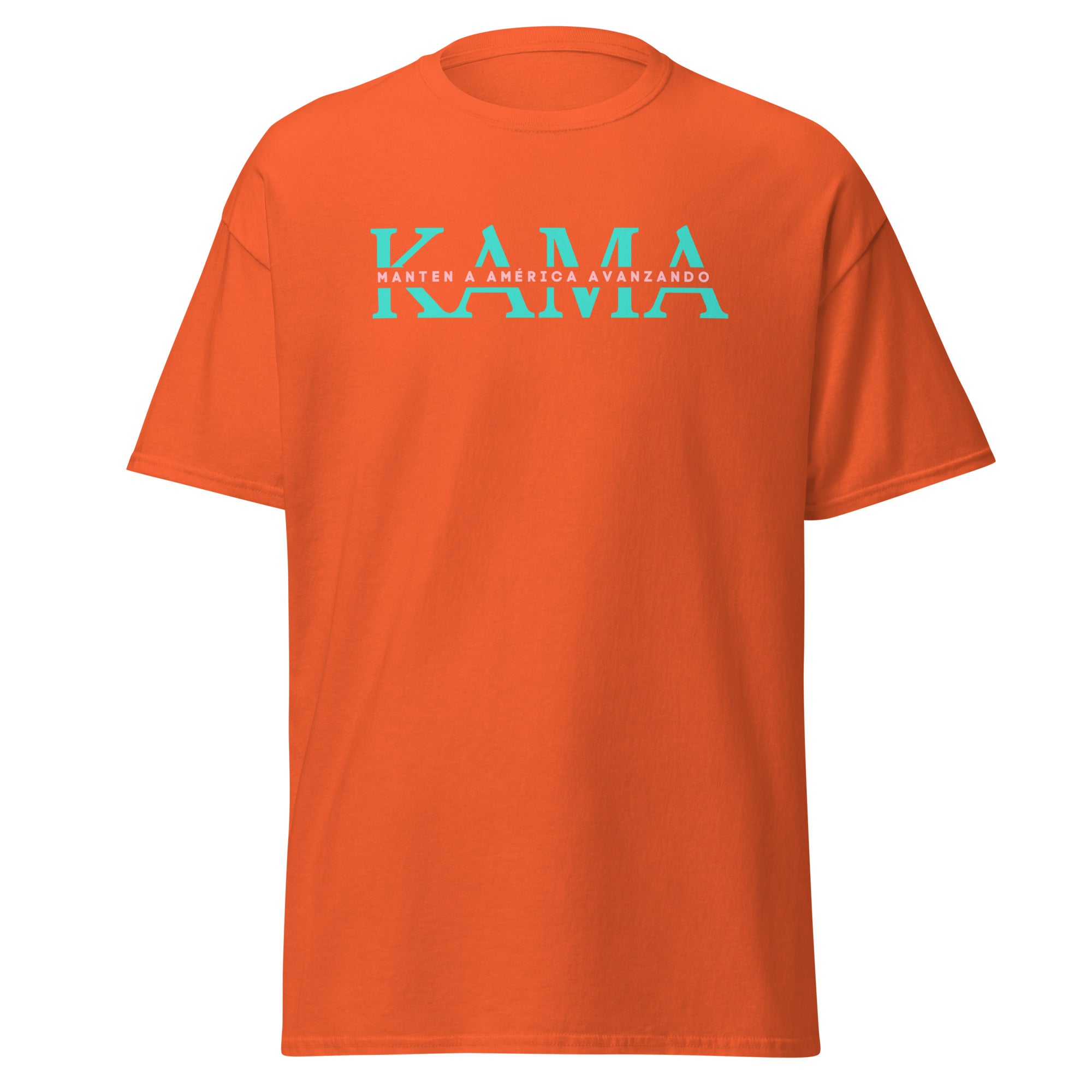 KAMA KEEP AMERICA MOVING AHEAD™ Insider Mes De La Herencia Hispana/Hispanic Heritage Month Collection Shirt - ORANGE