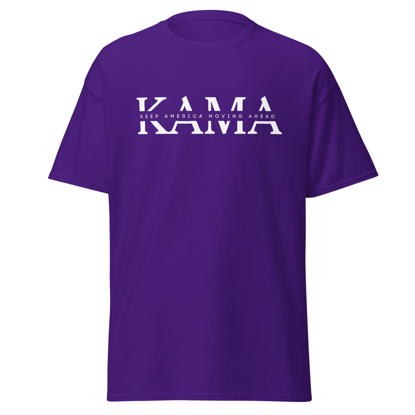 KAMA KEEP AMERICA MOVING AHEAD™ WHITE INSIDER COLLECTION SHIRT