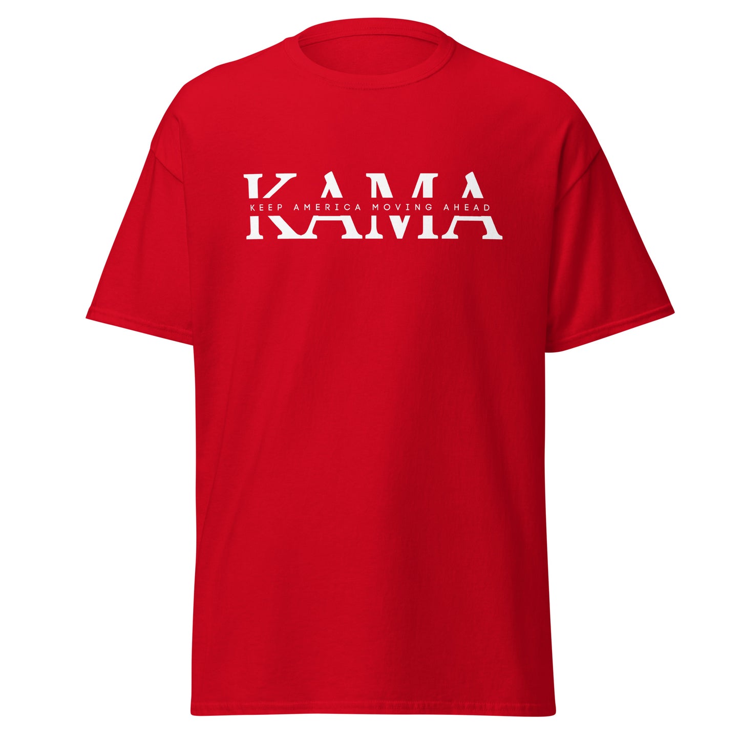 KAMA KEEP AMERICA MOVING AHEAD™ WHITE INSIDER COLLECTION SHIRT