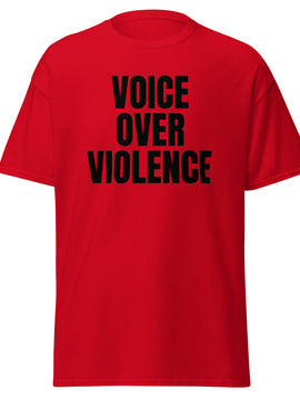 Voice Over Violence Shirt– Black Print
