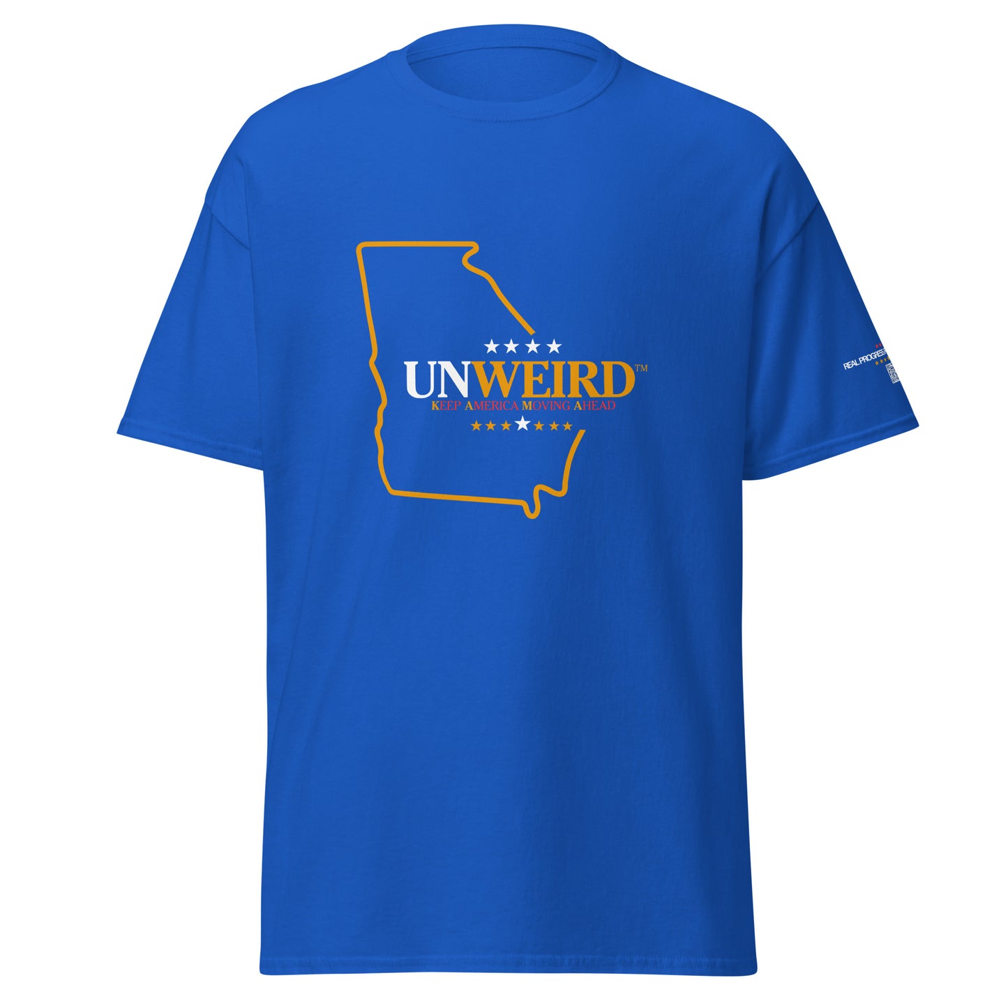 KAMA KEEP AMERICA MOVING AHEAD™ GEORGIA UNWEIRD™ COLLECTION SHIRT – BLUE