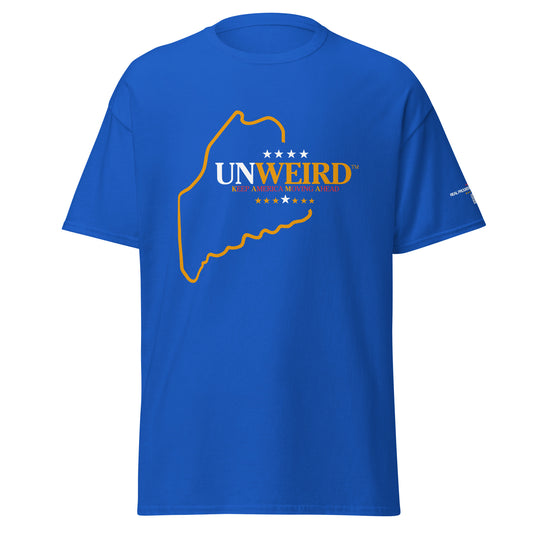 KAMA KEEP AMERICA MOVING AHEAD™ MAINE UNWEIRD™ COLLECTION SHIRT – BLUE