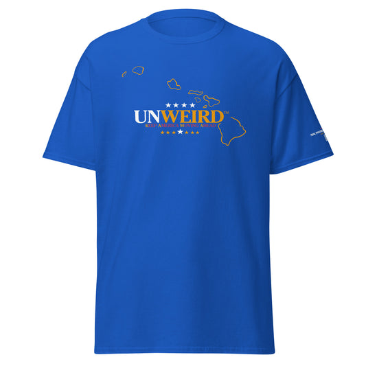 KAMA KEEP AMERICA MOVING AHEAD™ HAWAII UNWEIRD™ COLLECTION SHIRT – BLUE