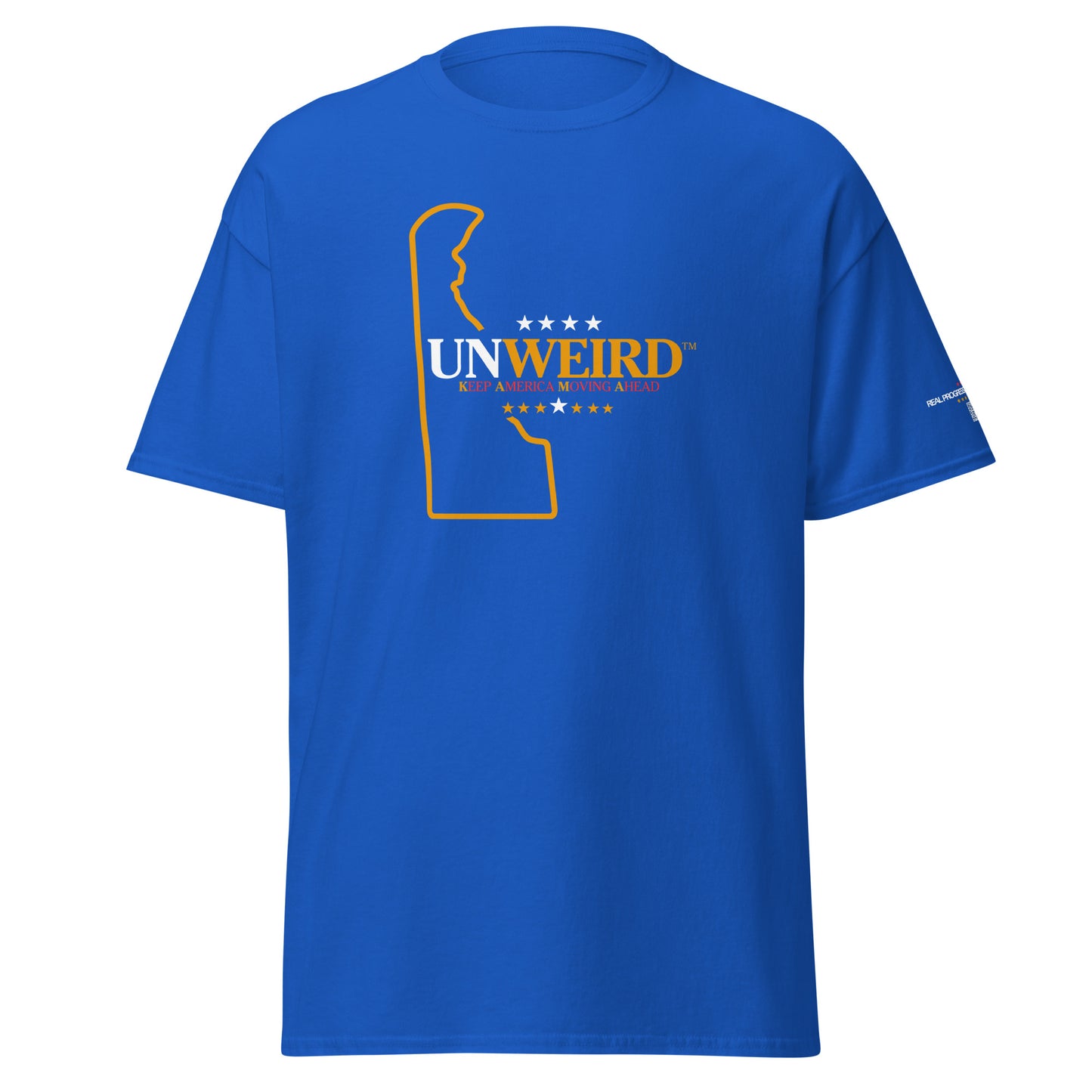 KAMA KEEP AMERICA MOVING AHEAD™ DELAWARE UNWEIRD™ COLLECTION SHIRT – BLUE