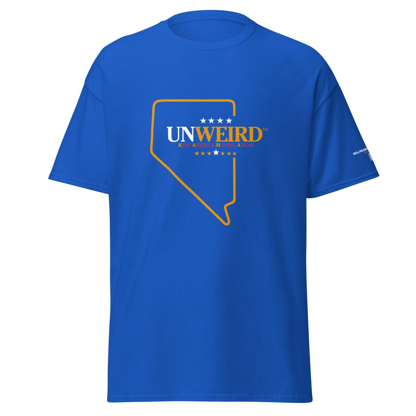 KAMA KEEP AMERICA MOVING AHEAD™ NEVADA UNWEIRD™ COLLECTION SHIRT – BLUE