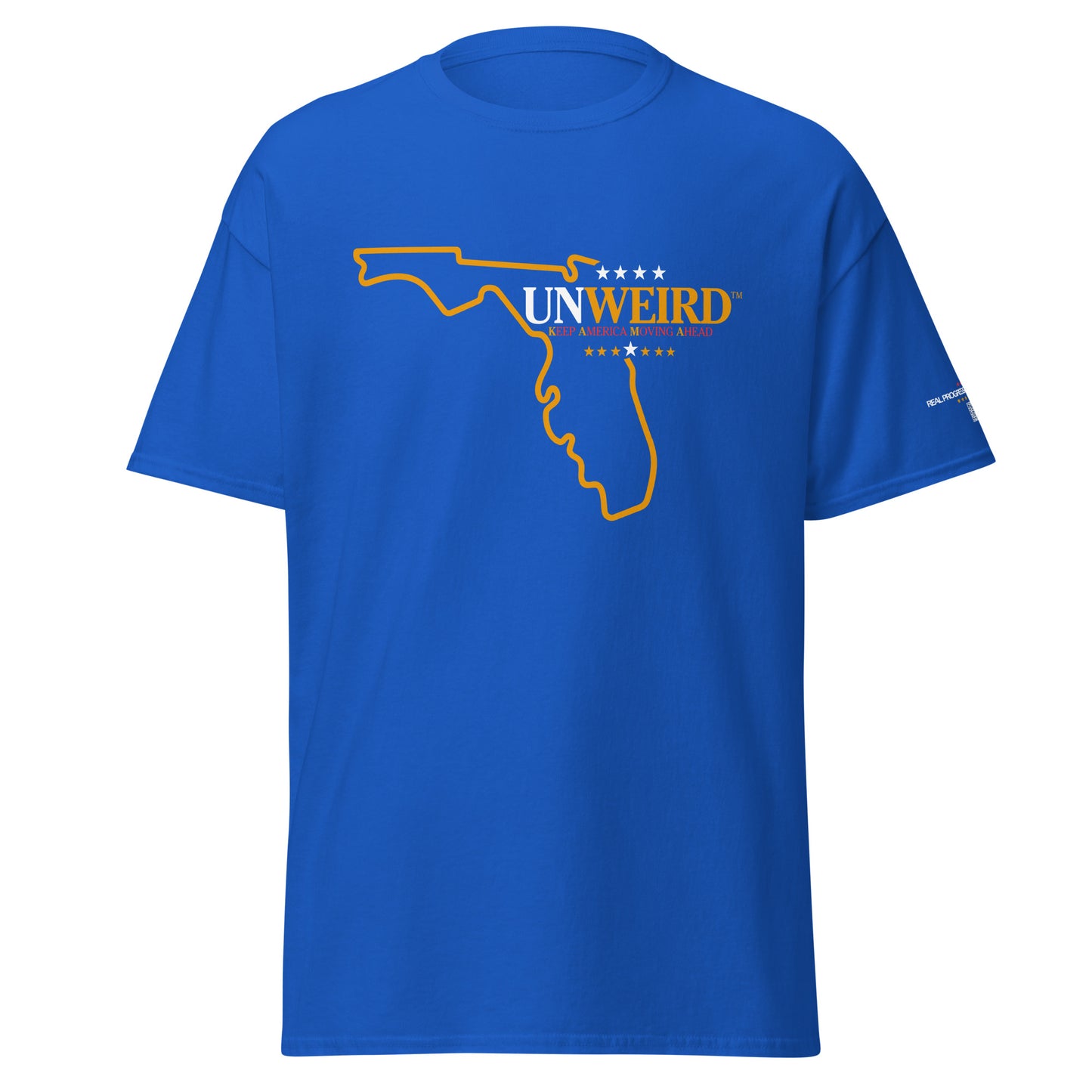 KAMA KEEP AMERICA MOVING AHEAD™ FLORIDA UNWEIRD™ COLLECTION SHIRT – BLUE