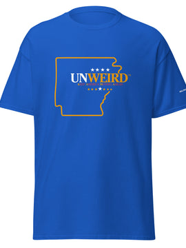 KAMA KEEP AMERICA MOVING AHEAD™ ARKANSAS UNWEIRD™ COLLECTION SHIRT – BLUE