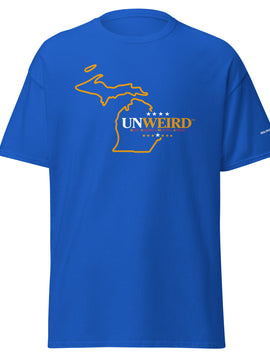 KAMA KEEP AMERICA MOVING AHEAD™ MICHIGAN UNWEIRD™ COLLECTION SHIRT – BLUE