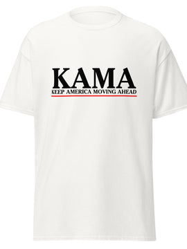 KAMA KEEP AMERICA MOVING AHEAD™ WHITE SHIRT