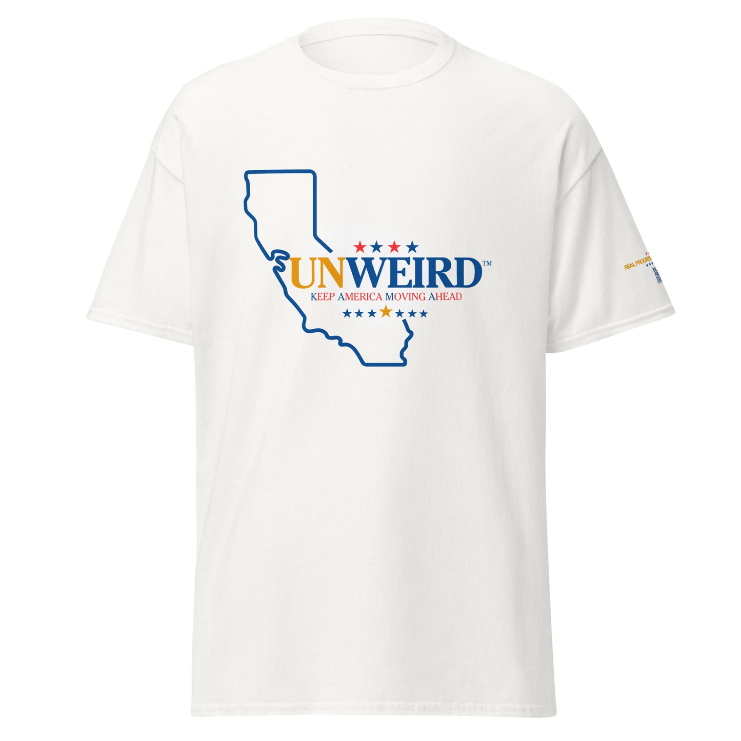 KAMA KEEP AMERICA MOVING AHEAD™ CALIFORNIA UNWEIRD™ COLLECTION SHIRT - WHITE