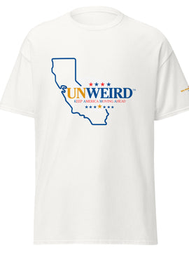 KAMA KEEP AMERICA MOVING AHEAD™ CALIFORNIA UNWEIRD™ COLLECTION SHIRT - WHITE