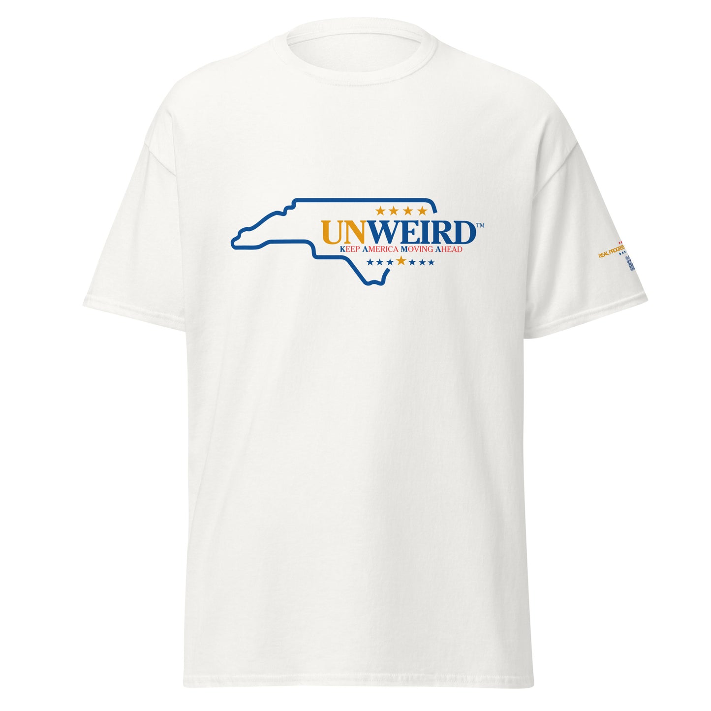 KAMA KEEP AMERICA MOVING AHEAD™ NORTH CAROLINA UNWEIRD™ COLLECTION SHIRT - WHITE