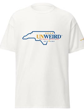 KAMA KEEP AMERICA MOVING AHEAD™ NORTH CAROLINA UNWEIRD™ COLLECTION SHIRT - WHITE