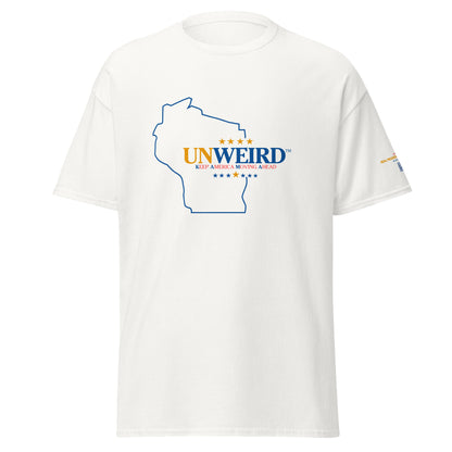 KAMA KEEP AMERICA MOVING AHEAD™ WISCONSIN UNWEIRD™ COLLECTION SHIRT - WHITE