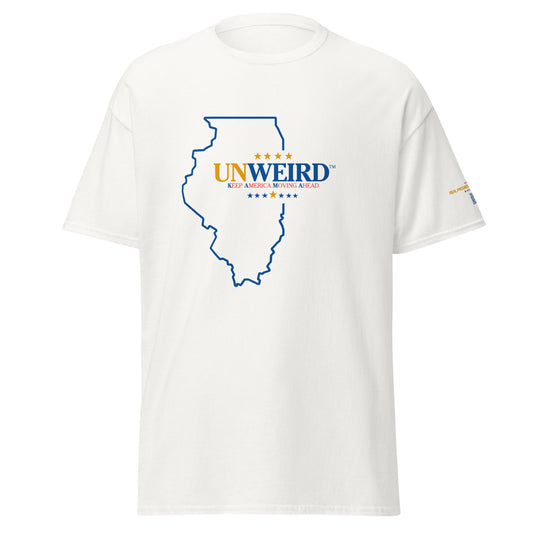 KAMA KEEP AMERICA MOVING AHEAD™ ILLINOIS UNWEIRD™ COLLECTION SHIRT - WHITE