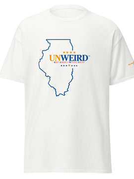 KAMA KEEP AMERICA MOVING AHEAD™ ILLINOIS UNWEIRD™ COLLECTION SHIRT - WHITE