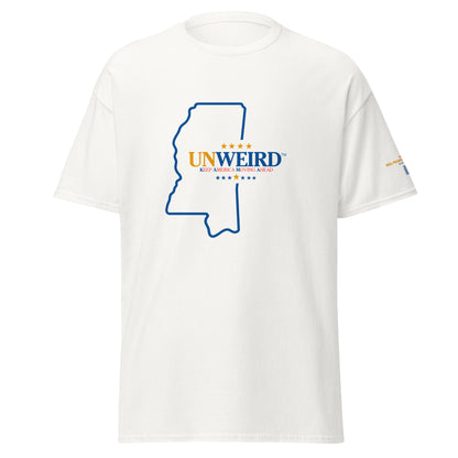 KAMA KEEP AMERICA MOVING AHEAD™ MISSISSIPPI UNWEIRD™ COLLECTION SHIRT - WHITE