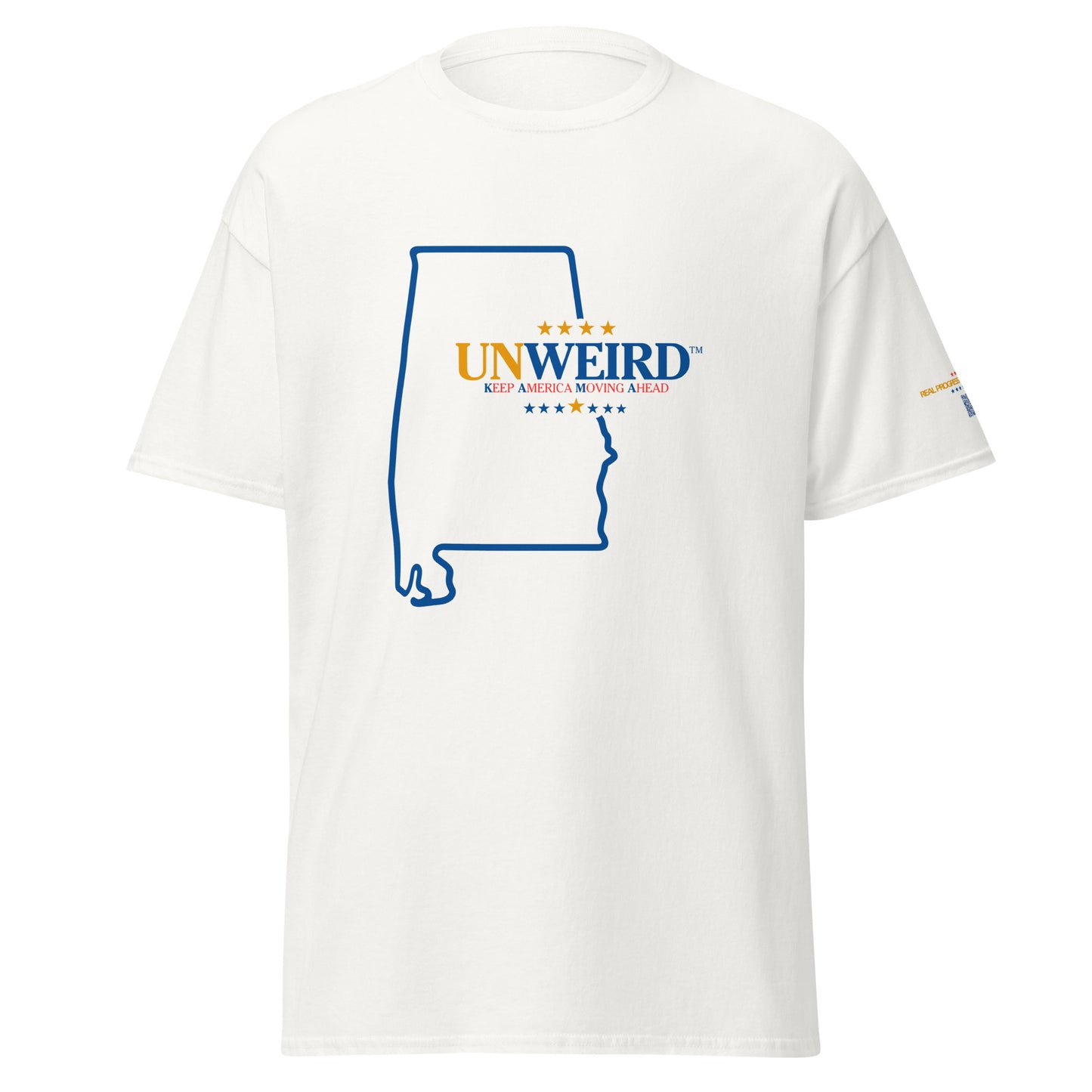 KAMA KEEP AMERICA MOVING AHEAD™ ALABAMA UNWEIRD™ COLLECTION SHIRT - WHITE