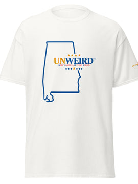 KAMA KEEP AMERICA MOVING AHEAD™ ALABAMA UNWEIRD™ COLLECTION SHIRT - WHITE