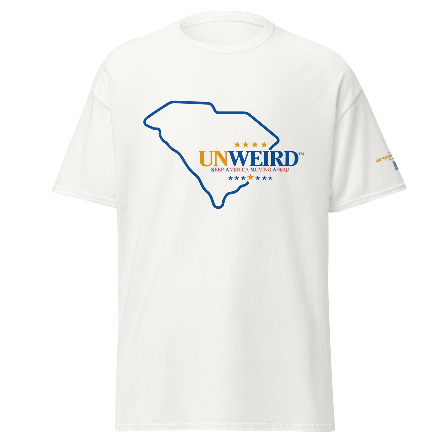 KAMA KEEP AMERICA MOVING AHEAD™ SOUTH CAROLINA UNWEIRD™ COLLECTION SHIRT - WHITE